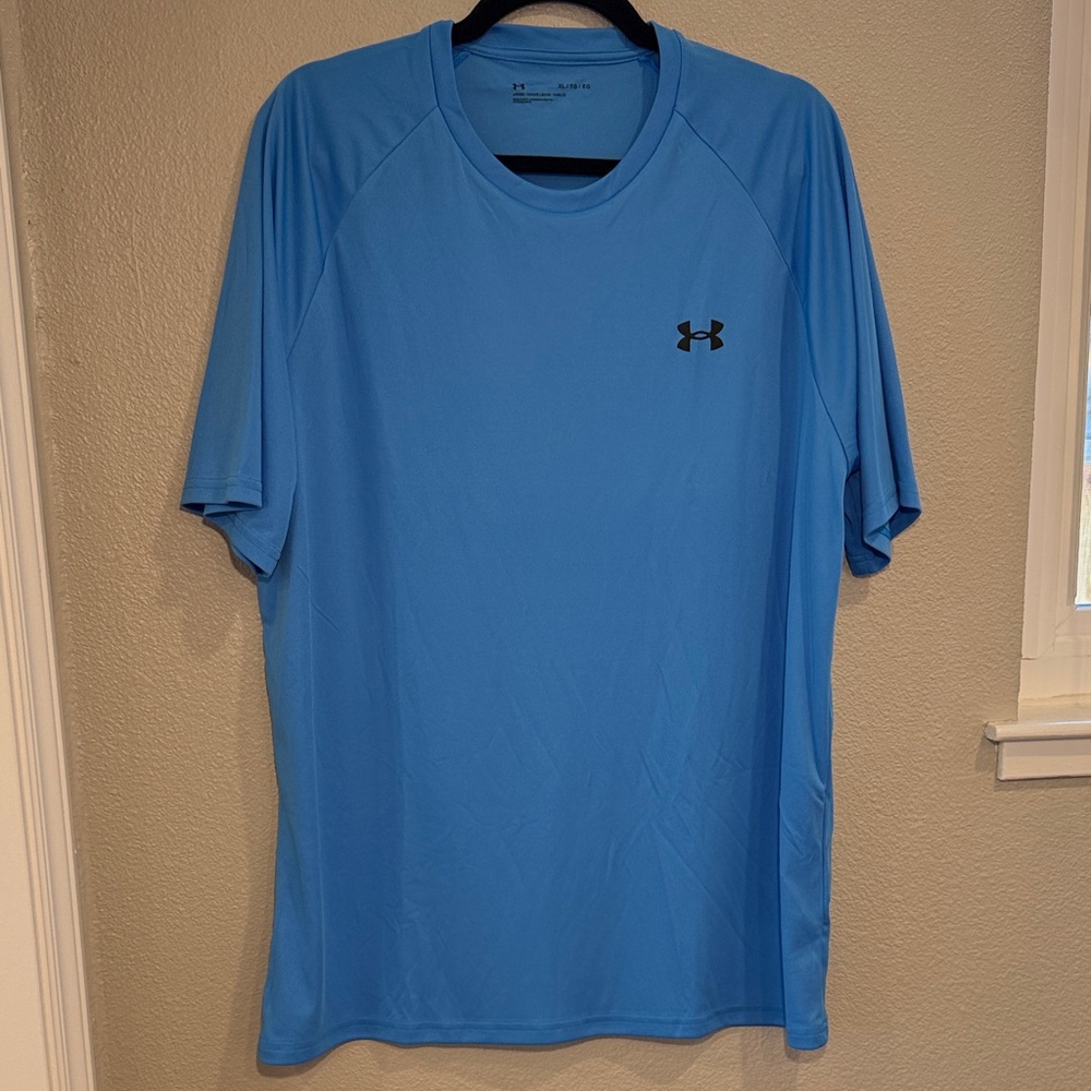 Under Armour Men's Light Blue Short Sleeve Tee